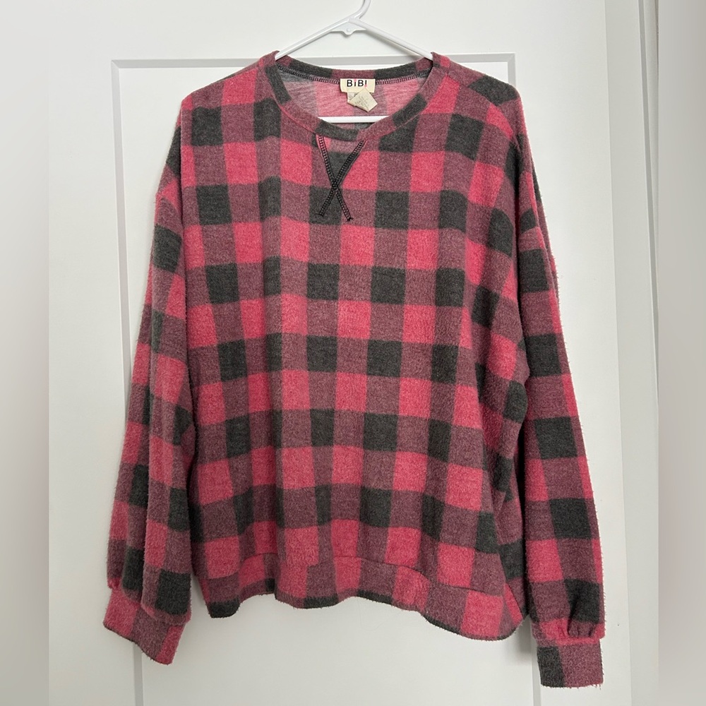Bibi Buffalo Plaid Fleece